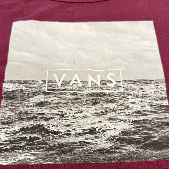 Vans Men's Burgundy Tank Top size large - Picture 3 of 9